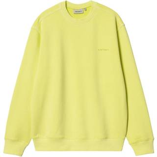 Sweatshirt Carhartt WIP Duster Script Sweatshirt UNISEX Arctic Lime Garment Dyed S - Arctic Lime Garment Dyed - S