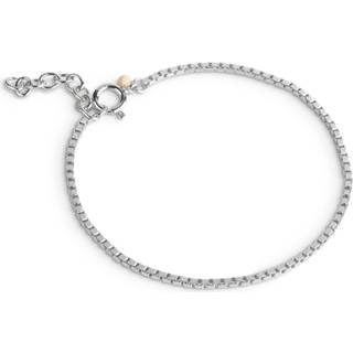 Box Chain Sterling Sølv Armbånd fra Enamel B122S