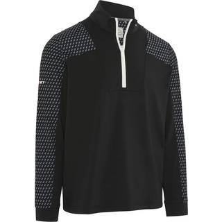 Callaway Odyssey Chev Motion Print 1/4 Zip trøje, sort