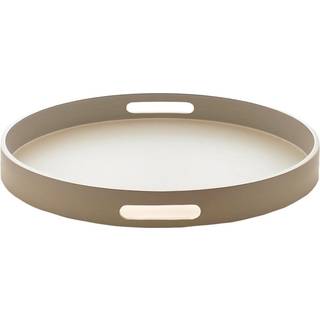 Mojoo Mat lakeret serveringsbakke Ø40x4 cm Fawn