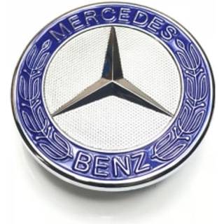 Mercedes-Benz hætte Emblem Blue 57mm