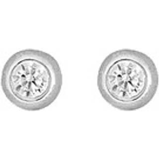 Blossom Copenhagen ørestikker i sølv med klare cubiske zirkoner