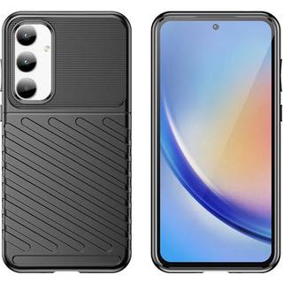 Armored thunder cover til Samsung A35 - Sort