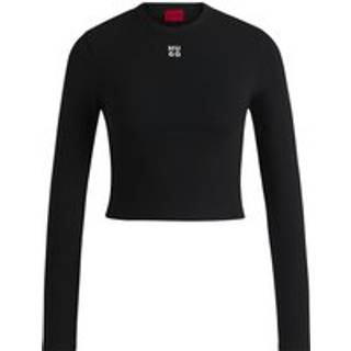 Jerseytop i slim fit med broderet stablet logo