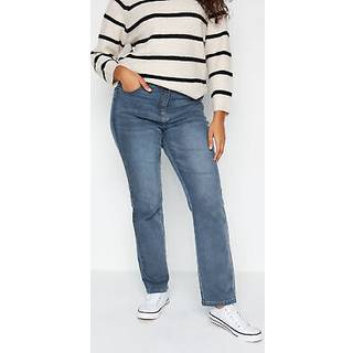 M & Co M & Co Mid Wash Lige bukseben Jeans