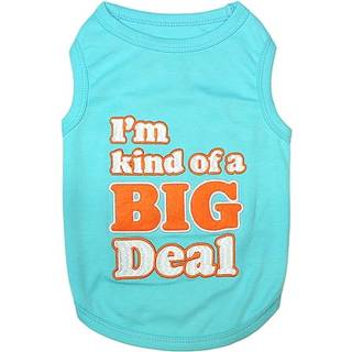 Parisian Pet Hunde Tshirt - Broderet Im Kind of Big Deal Hundetj - Letvgts og hudvenligt hundetj - rmelse Doggy Tee Shirts - Maskinvaskbar s