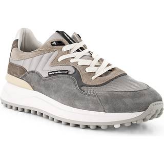 Floris van Bommel Herren Sneaker grau Velours