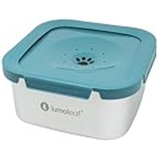 LumoLeaf No Spild vandskl til store hunde med filter 135 oz/4L langsom foder til rodede drinkere Drypfri og stnksikker til husholdninger med fl