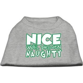 Trevligt tills bevisad stygg skärmtryck husdjurskjorta grå xxl