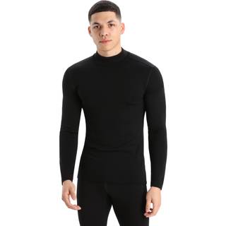 Icebreaker 260 Tech L/S Turtleneck Merino undertøj Herrer størrelse XL farve sort