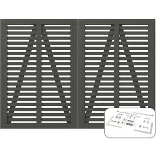 PLUS Harmoni dobbeltlåge inkl. beslag, umbragrå/nåletræ - 200 x 140 cm