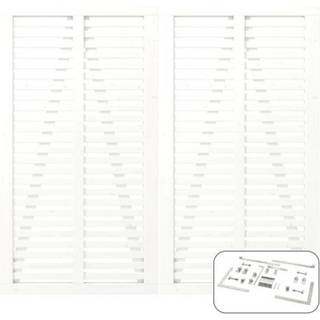 PLUS Harmoni dobbeltlåge inkl. beslag, hvid/nåletræ - 200 x 180 cm