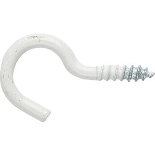 NKT Fasteners skruekrog 3,5 x 60 mm hvid 4 stk.