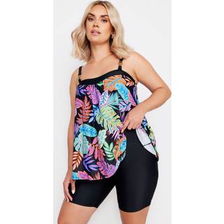 Yours Curve Høj talje Bikini BadeshortsEU 48 (UK 20)