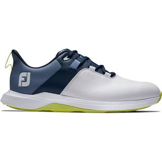 FootJoy ProLite Vandtætte Herre Golfsko Uden Spikes - White/Navy/Lime - Str. 41 Normal