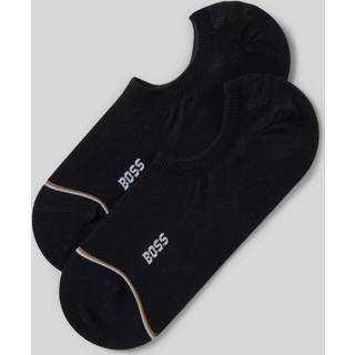 Pakke med to par usynlige strømper i bomuldsblanding