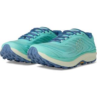 Topo Athletic Pursuit 2 Str. 40½ Grøn / Blå Dame - Letvægts Trailsko til Løb