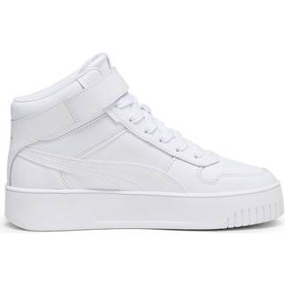 Women&#39;s Puma Carina Street Mid&#39;s Sneakers, White, Size 38, Shoes - Gold - 38