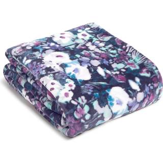 Vera Bradley fleece plys kast tæppe kunstnerens have lilla lilla