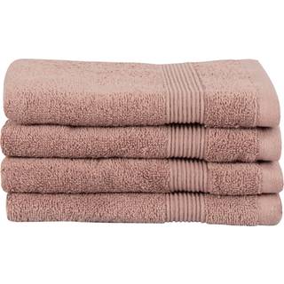 Økologisk gæstehåndklæde - 40x60 cm - 100% GOTS-certificeret bomuld - Støvet rosa gæstehåndklæde fra Premium By Borg
