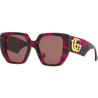 Gucci GG0956S 008 54 Solbriller Kvinder Tortoiseshell - Tortoise - 54mm