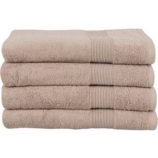 Økologisk badehåndklæde - 70x140 cm - 100% GOTS-certificeret bomuld - Sandfarvet badehåndklæde fra Premium By Borg