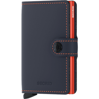 Secrid Miniwallet Matte Nightblue &amp; Orange
