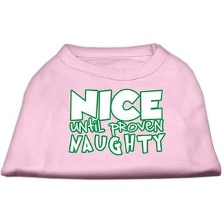 Trevligt tills bevisad stygg skärmtryck husdjurskjorta ljusrosa xxxl