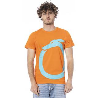 Trussardi Orange Cotton T-Shirt