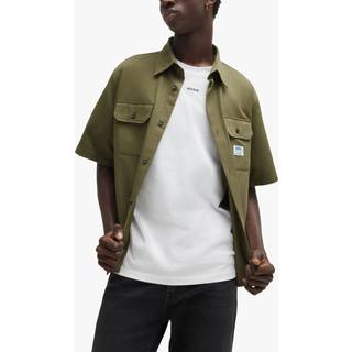 HUGO Blue Short Sleeve Ekyno Shirt Green