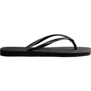 Slim Square Sandaler, Black, 41/42
