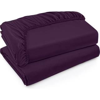 Utopia Bedding Twin XL Fitted Sheets - Bulk Pack med 2 bundplader - Bl?d b?rstet mikrofiber - Deep Pockets - krympning og fade resistent - Easy C