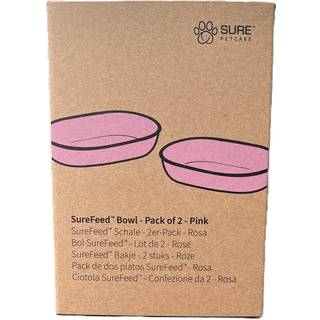 SureFeed Ekstra Madskål 2-pak Pink - Udelt