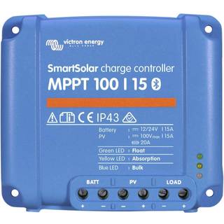 Solcelleregulator Victron SmartSolar MPPT 100/15, 12/24 V, 15 A
