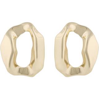 SNÖ of Sweden Malibu Big Earring Plain Gold