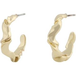 SNÖ of Sweden Malibu Oval Earring Plain Gold