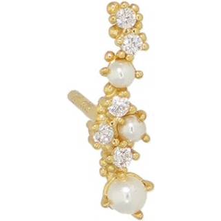 Nuni Copenhagen Stella Ørering Single 18 kt. Forgyldt Sølv A1345-Right - Dame - 925 Sterling Silver