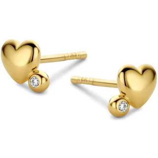 Spirit Icons Miracle 14 Karat Guld Ørestikker med Diamanter 0,02 Carat W/VS