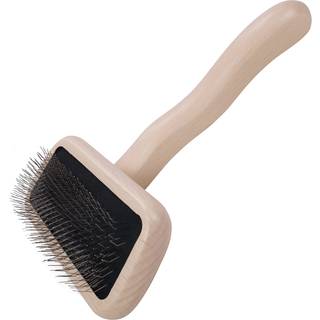 Chris Christensen Karben II Slicker Brush til hunde brudte som et professionelt ideal til alle frakketyper Fjern kaste frakke floker og døde unde