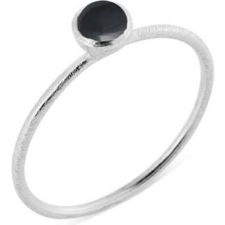 Susanne Friis Bjørner Ring - SFB - Sølv ring med sort agat - 1686-1-101