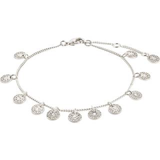 Pilgrim CAROL små filigran coin armbånd sølvbelagt