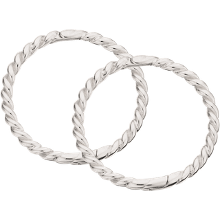 Scrouples - Snoet clip creol i sølv, 12mm - 193682