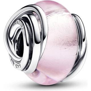 Pandora - Lyserødt murano glas charm - 793241c00