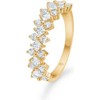 Mads Z Cassiopeia ring i 8 kt. guld med klar kubisk zirkon - Str. 58