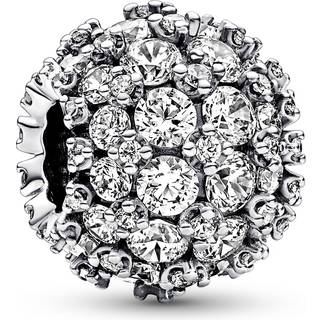 Pandora - Funklende rund pavé charm - 792630c01