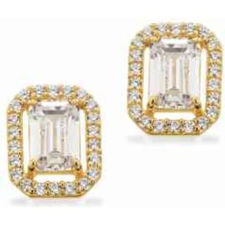 Scrouples - Ørering i 8 kt. med baguette zirkonia