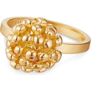 Flora Danica - Dild ring i 22kt guldbelagt sølv - df-ri-g