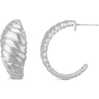 byBiehl - Dunes hoops i sterling sølv, Large -4-4901-r