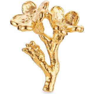 Flora Danica - Forglemmigej pin broche i guldbelagt sølv - fmn-pi-g