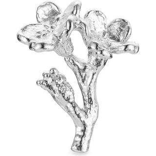 Flora Danica - Forglemmigej pin broche i sterling sølv - fmn-pi-s